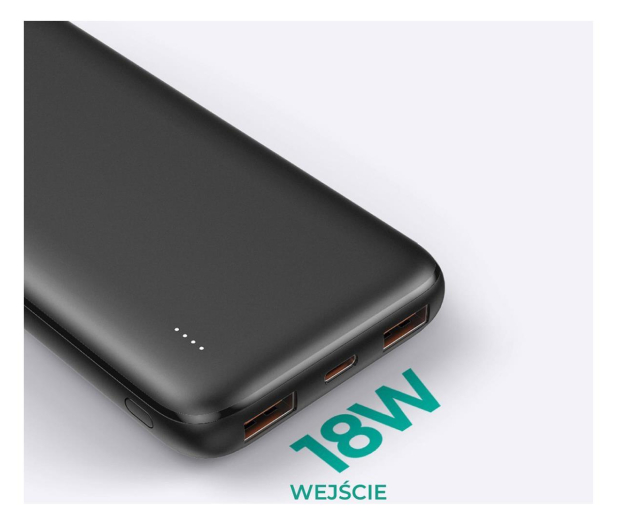 AUKEY 10000 mAh USB-C, 2x USB-A 18W PB-N73S - 1220035 - zdjęcie 2